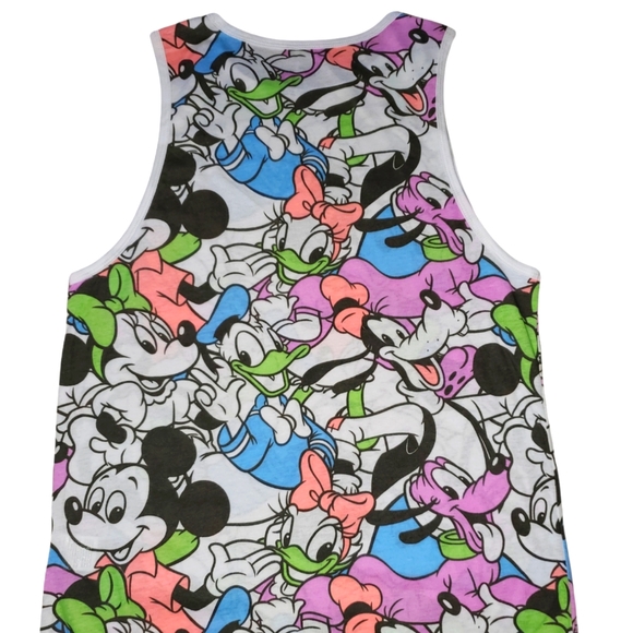 Disney NWOT "Mickey and Minnie" Themed Sleeveless Tank 607 - Picture 2 of 3